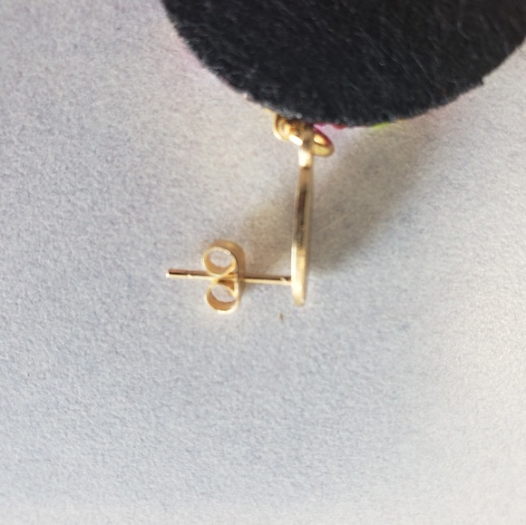 Handmade Fan Shape Tassel Earrings - Picture 3 of 8